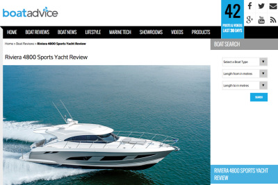 Boat Advice says the Riviera 4800 Sport Yacht is perfect for families