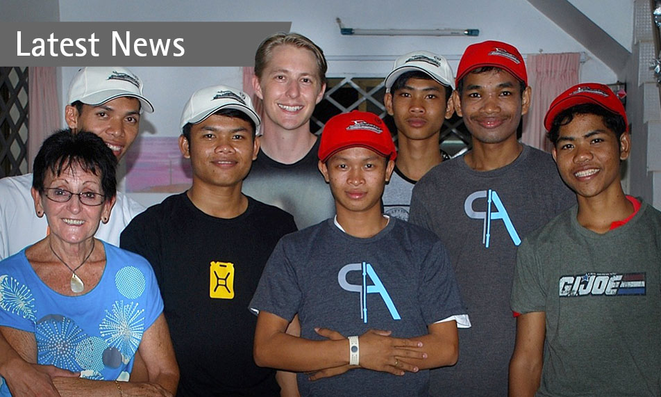 Riviera designer uses his skills to help boys in Cambodia