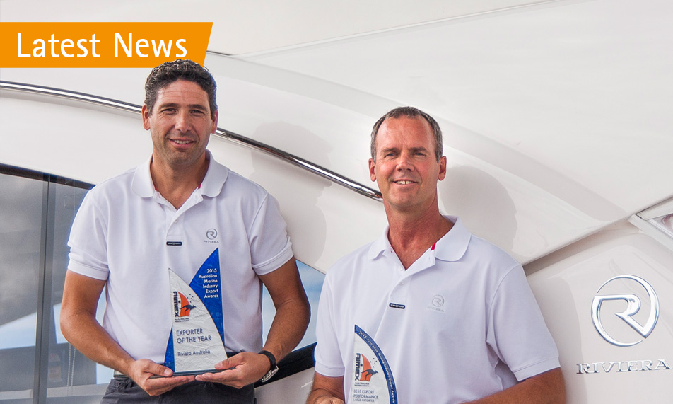 Riviera secures two major Australian marine industry export awards