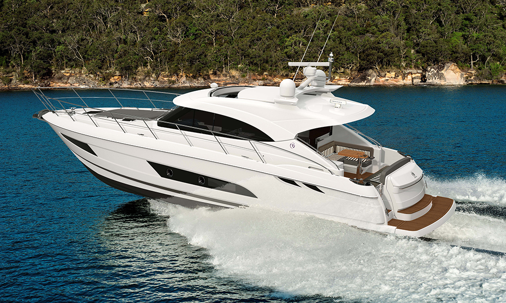 Enhance your family boating pleasure with  the stylish new Riviera 4800 Sport Yacht