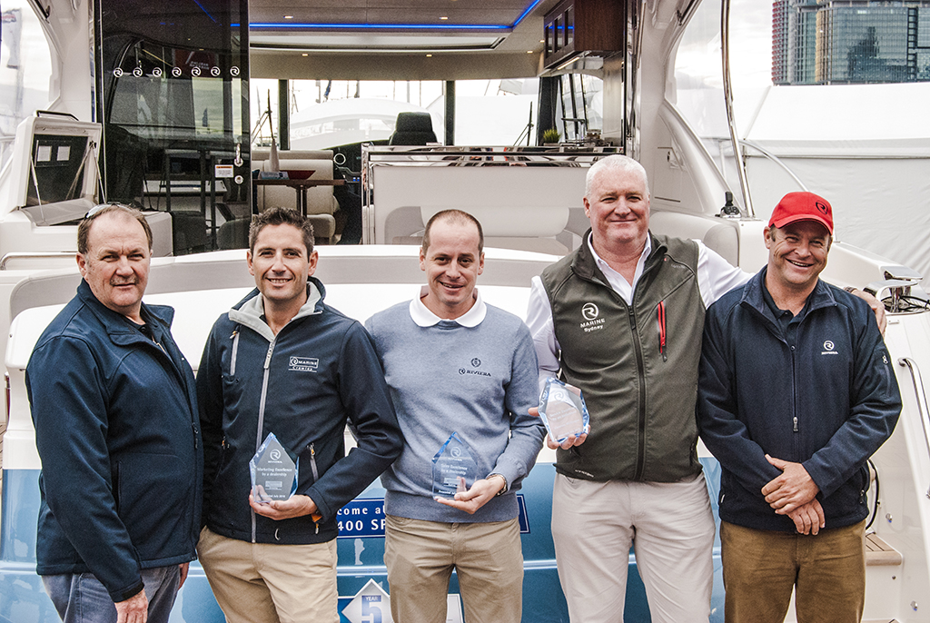 Riviera Dealer Awards for Australia and  New Zealand honour marine industry excellence